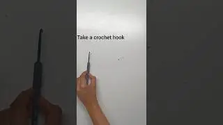 crochet split knot and foundation chain tutorial ✨#artbymiloni #youtube