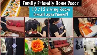 Middle class Home Decor/घर को बनाया Happiness Home/ Styling tips to refresh living room#sunreesakhi 