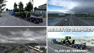 ✅ Realistic Graphis and Brutal Weather (New) | American Truck Simulator