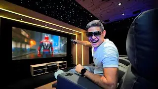 FUI CONHECER UM CINEMA EM CASA DE RESPEITO! Ser&aacute; que vou trocar minha TV por esse PROJETOR?