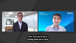 Clari CEO Andy Byrne Interviews Zoom CEO Eric Yuan