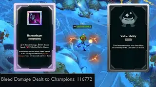 Hamstringer Damage Record on Ashe Crazy Highroll Chill League of Legends Arena Gameplay w/ Lofi