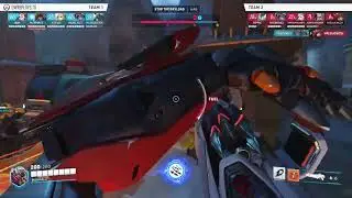 Pharah solo team kill by MERMALS &mdash; Overwatch 2 Replay 6F01AS