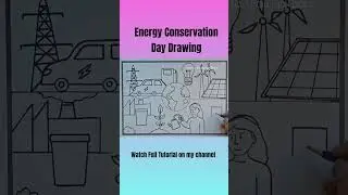 World Energy Conservation Day Poster Drawing |National energy conservation day drawing | Save Energy