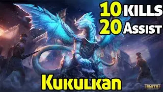 KUKULKAN MID SMITE GAMEPLAY - HUGE DAMAGE 10 KILLS