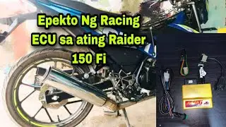 Epekto Ng Racing ECU sa ating Raider 150 Fi
