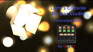 Lights Console Suite for Daz Studio Using Stream Deck Plus