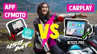 ¿Carplay v/s Motoplay de CF MOTO? 😨 Review Carpuride W702 PRO+ TPMS #7