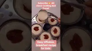 Easy tiffinbox, breakfast recipe for kids, stuffed idli, jam idli #short #shorts