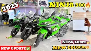 New Colours 2025 Kawasaki Ninja 300🔥On Road Price ! Latest Update ! Top Speed ! Saurav Auto World 🌎