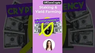Staking & Yield Farming. learn the difference! #defi #ethereum #cryptocurrency #staking