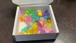 SparkleFab Luminous Mini Resin Animals 50 Pcs Tiny Animals to Hide Around The Office Home Mini Ducks