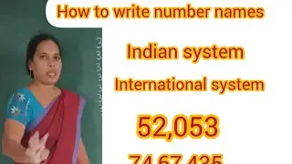 How to write number names #number name#maths #numbers #indian system#mathstricks #education #system 