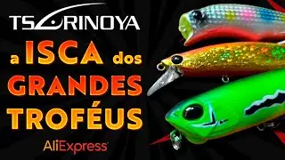 Iscas que você precisa ter na caixa, TSURINOYA custa pouco e pega muito peixe !!! AliExpress