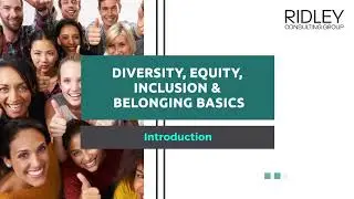 Diversity, Equity, Inclusion & Belonging Basics online course: Introduction
