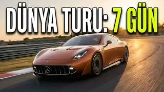 Elektrikli AMG Rekoru: 7 G&uuml;nde D&uuml;nya Turu Attı! | 40.075 Km Rekoru