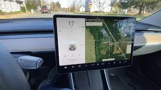 Brief demo of very smooth one-pedal driving in Tesla Model 3 with software V10 2019.36.2.1