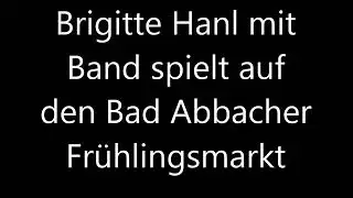 Brigitte Hanl mit Band beim Fr&uuml;hlingsmarkt Bad Abbach
