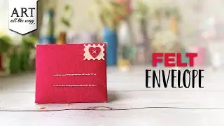 Felt Envelope | Creative Craft Ideas | Handmade Envelope Designs | Miniature Crafts | DIY Felt Craft