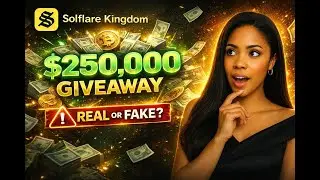 Solflare Kingdom $250,000 Airdrop 🚨 Real or Fake? (Solana-Based Wallet Review)