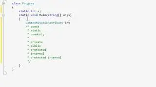 C# Tutorial 5 - Variable Modifiers
