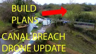 Whitchurch Canal Breach Update, Work Continues Despite The Storm, With Commentary (27thJan)