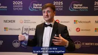 Nathan Finnegan Wins Rising Star of the Year | Digital Revolution Awards 2025