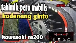 Swabe to GOLD CHAIN 520 FOR NS200 + INSTALLING @ ZERO ONE MOTO SHOP |