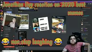 Jonathan live reaction on 2020 best memes | Jonathan 😂non stop laughing 😂 |