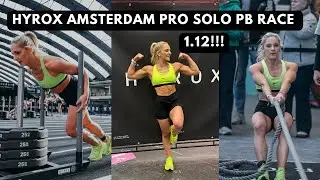 HYROX Amsterdam - Women pro solo, race day vlog!
