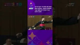 V&otilde; sĩ Duy Tuyến bỏ bọc ống đồng, ch&acirc;n kh&ocirc;ng tạo n&ecirc;n kỳ t&iacute;ch trong 30 gi&acirc;y cuối