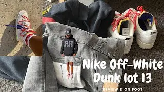 Off White Nike Dunk Low - The 50 - Lot 13 Review, On Foot & Styling