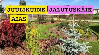 Juulikuine jalutusk&auml;ik aias