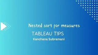 Nested sort for measures in Tableau