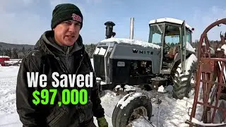 Я дёшево купил сломанный 50-летний трактор! Сможем ли мы довезти его домой?