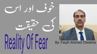 Reality Of Fear- Faqih Ahmad Cheema #fear #anxiety #depression #risk #calculatefear #minimize #real