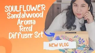 Soulflower Sandalwood Aroma Reed Diffuser Set       | Home Improvement