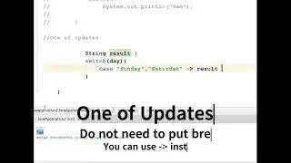 New update of switch Statement Java   Made with Clipchamp
