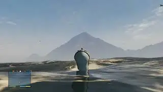 GTA V White Seashark Boat Sinking after going far out in the ocean