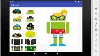 Demo Android-Me App on Tablet