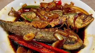 RESEPI IKAN GORENG MASAK KICAP PALING SEDAP