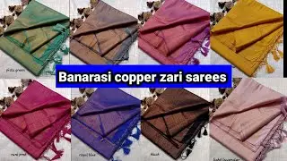 banarasi copper zari sarees#copper zari silk sarees#copper zarisarees #meesho saree haul#sareemeesho