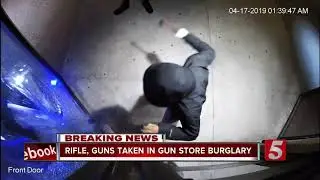 Rifle, pistols taken during gun store smash-and-grab in Nashville
