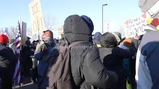 Protest at the Whipple Federal Building over immigration enforcement surge in Minnesota