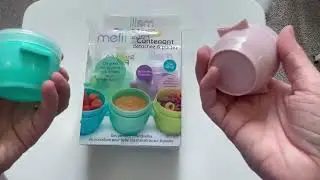 Обзор контейнеров для хранения детского питания Melii Snap & Go с крышками