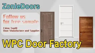 Factory Tour of Chinese Wood Plastic WPC HDF Melamine Pvc Fire doors Factory and Hot sale Designs