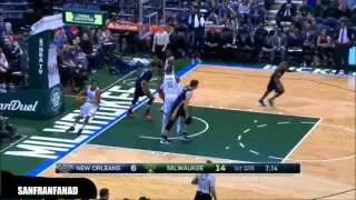 Anthony Davis vs Bucks (2016/03/12) - 29 Pts, 11 Rebs!