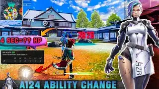 ⚡A124 CHARACTER ABILITY AFTER OB 32 UPDATE✅||♨️NEW ABILITY IN A124 CHARACTER💥#mrsgamer