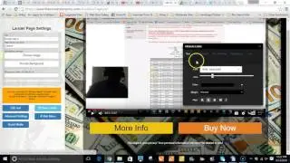 Web Wealth System Two Button Landing Page