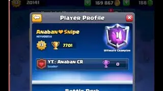 Anaban❤️Snipe #1 impossible 4th  👈 7700 gameplays Clash Royale